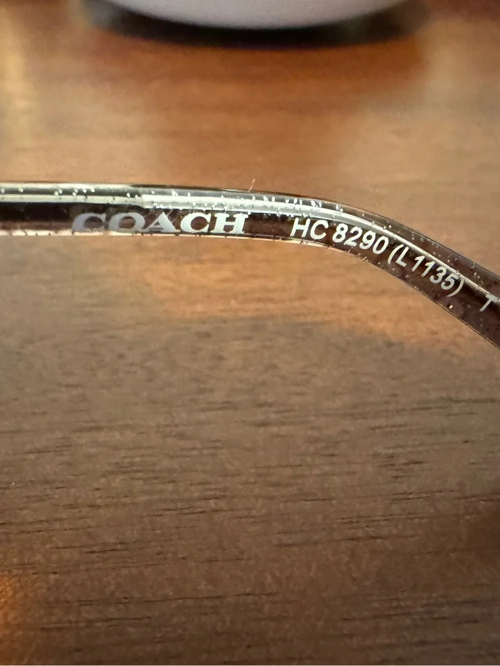 Coach branded sunglasses